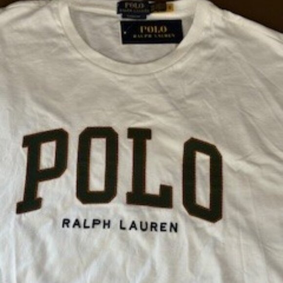 Polo Ralph Lauren Classic Fit White Logo Tee Shirt XXL, - Picture 4 of 4